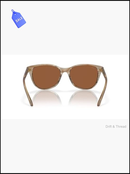 Cat Eye Acetate Sunglasses with Polarized 580G Glass Lenses